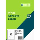 Celcast Labels 48010 99.1x57mm 10 Per Sheet Pack 1000 Labels image