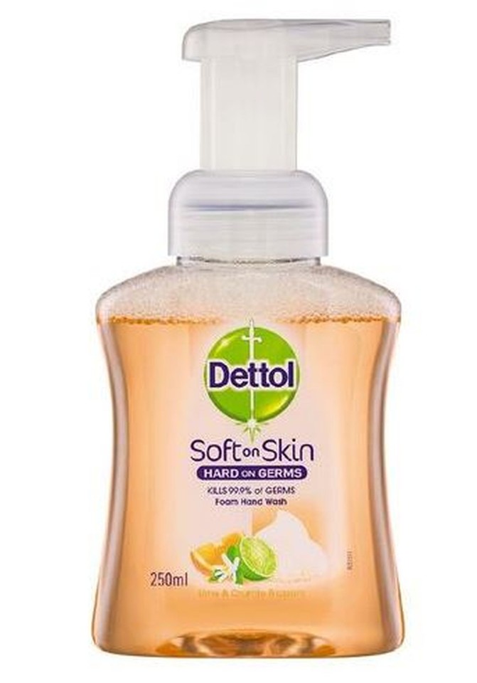 Dettol Antibacterial Foaming Hand Wash Lime and Orange 250ml