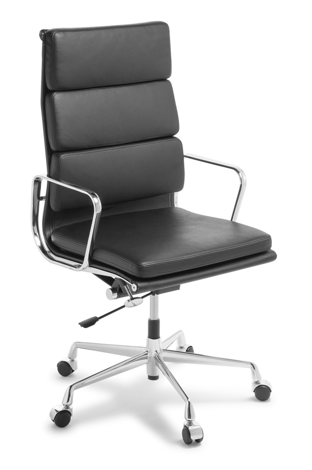 Eden Eames Soft Pad High Back Leather Chair