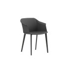 Chair Solutions Aurora 4 Leg Dark Shell image