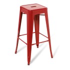Eden Industry Bar Stool 760(h)x430(w)x430(d)mm Red image
