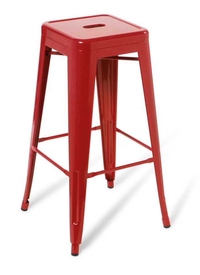 Industry Bar Stool Red