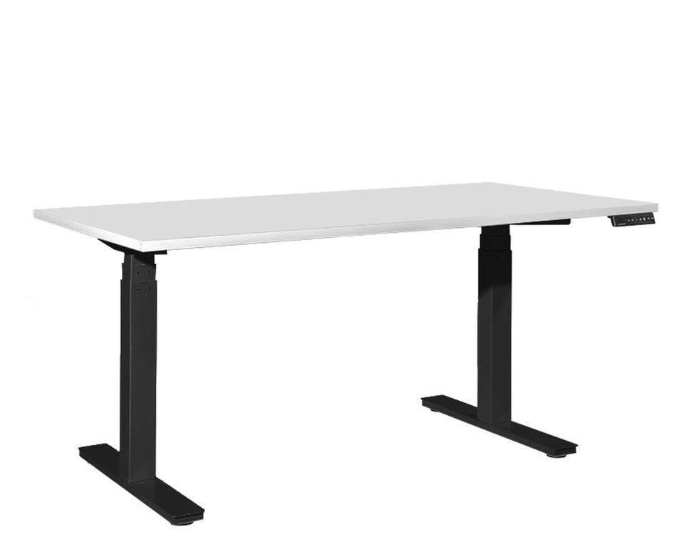 Tidal Height Adjustable Desk Premium 1600W x 800Dmm White Top