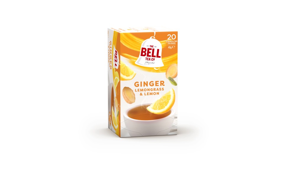 BELL Tea Herbal Ginger Lemongrass And Lemon Pack Of 20