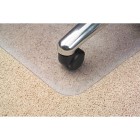 Keyhole Style Chairmat Medium Pile 1210Wx910Dmm Clear image