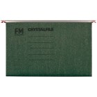 FM Crystafile Suspension Files Foolscap Green Box 50 image