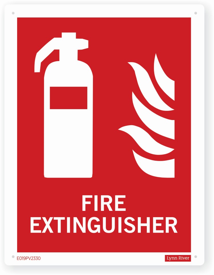Sign - Fire Extinguisher 230 X 300 Each