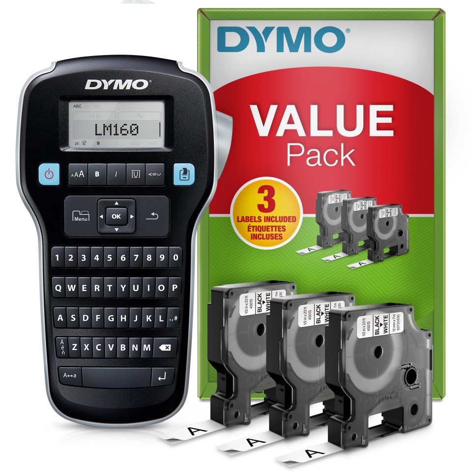 Dymo Label Manager LM160 Value Pack