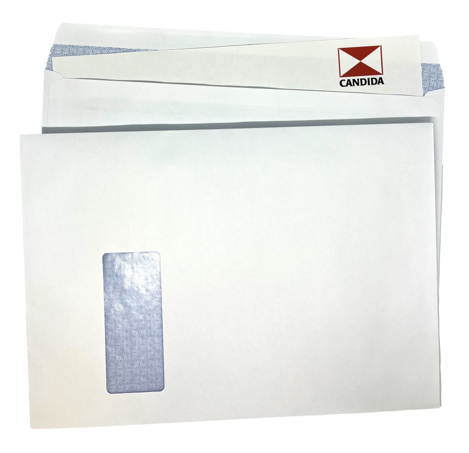 Candida Wallet Envelope Window Self Seal 9311 C4 229mm x 324mm White Box 250