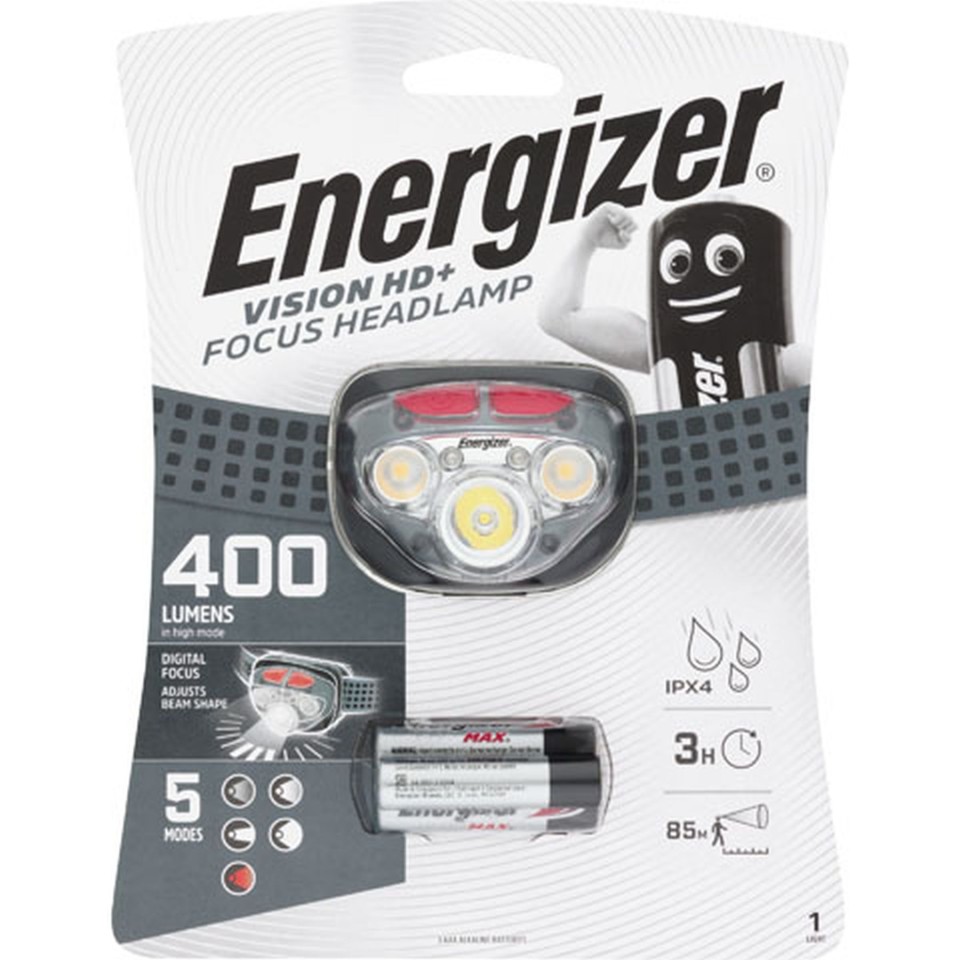 Energizer Vision Plus Headlamp Torch HD Focus