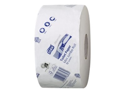 Tork Advanced Mini Jumbo Toilet Paper White 200 meters per Roll 12 Rolls Carton 2306898 Pallet 30
