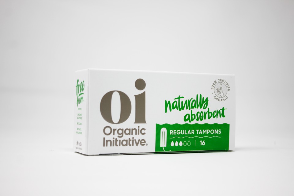Oi Organic Tampons Regular Pack Of 16 Case Of 12