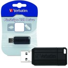 Verbatim Store N Go Pinstripe Flash Drive USB 3.0 16 GB Black image