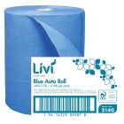 Livi Essentials 2140 Auto Cut Towel 2 Ply 140 metres per roll Blue Case of 6 image