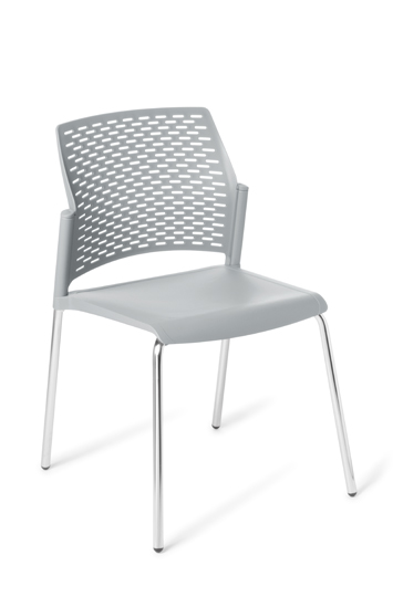 Eden Punch Chair With Chrome 4-Leg