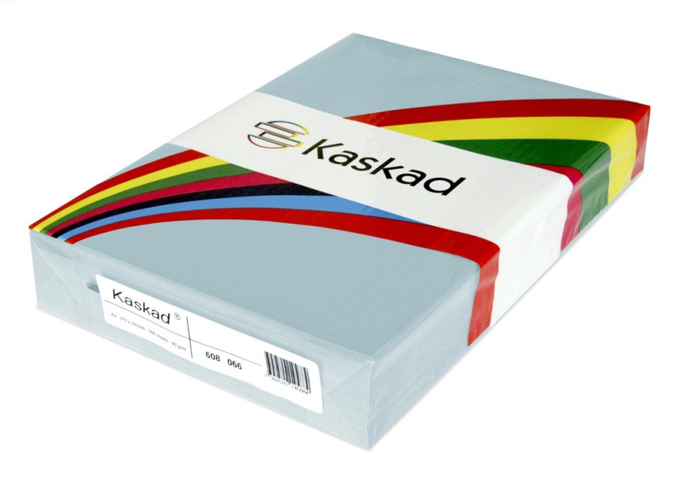 Kaskad Colour Paper 160gsm A4 Puffin Blue Pack 250