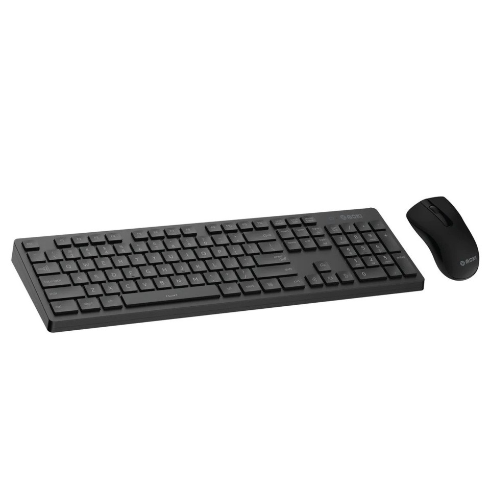 Moki Keyboard & Mouse Combo - Wireless + Nano Receiver