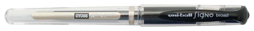 Uni Signo 153 Rollerball Pen Capped Broad 1.0mm Black Box 12