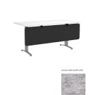Boyd Visuals Desk Screen Dark Silvery Grey 1500mm Below Desk image