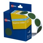 Avery Dot Stickers Dispenser 937246 24mm Diameter Green Pack 500