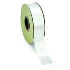 Chiffon Plain Ribbon Cut Edge 25mmx50m - Silver image