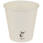 Vegware Paper Cup Hot Compostable HCU06 Fits 79mm Lid 230ml / 6oz Seedling Art Carton 1000 image