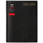 Collins Boston 2023-2024 Diary A4 Day To A Page Black image