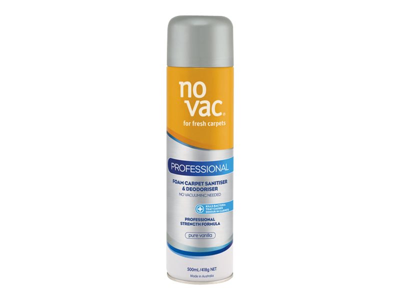 No Vac Foaming Carpet Sanitiser and Deodoriser Vanilla 500ml