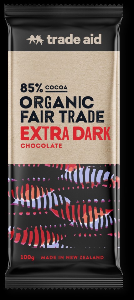 Trade Aid Organic 85% Extra Dark Chocolate 100g