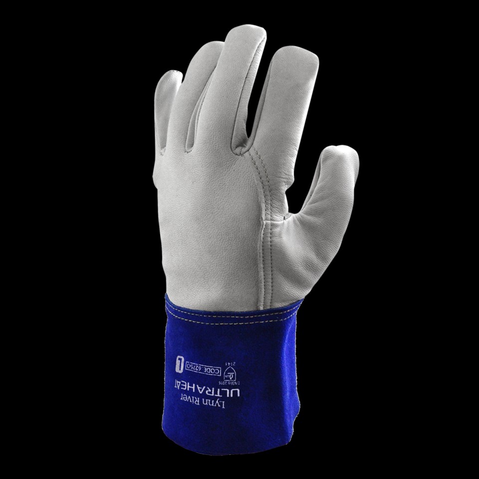 Lynn River Ultraheat Tig Welder Glove White/ Blue