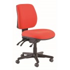 Roma 3 Lever Mid Back Red Chair image