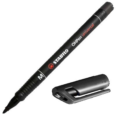 Stabilo 843P Overhead Projection Pen Permanent Medium Black