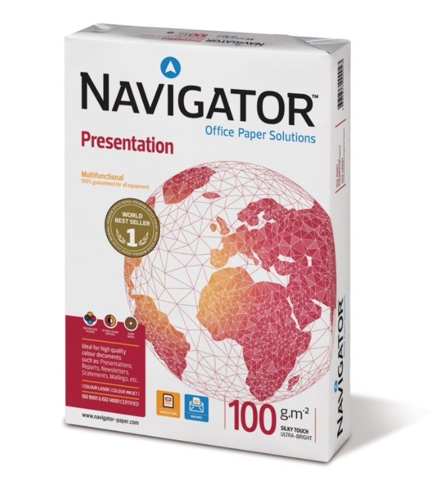 Navigator Presentation Copy Paper 100gsm A3 White Ream 500