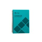 NXP Spiral Notebook Polyprop A5 200 Pages Aqua image