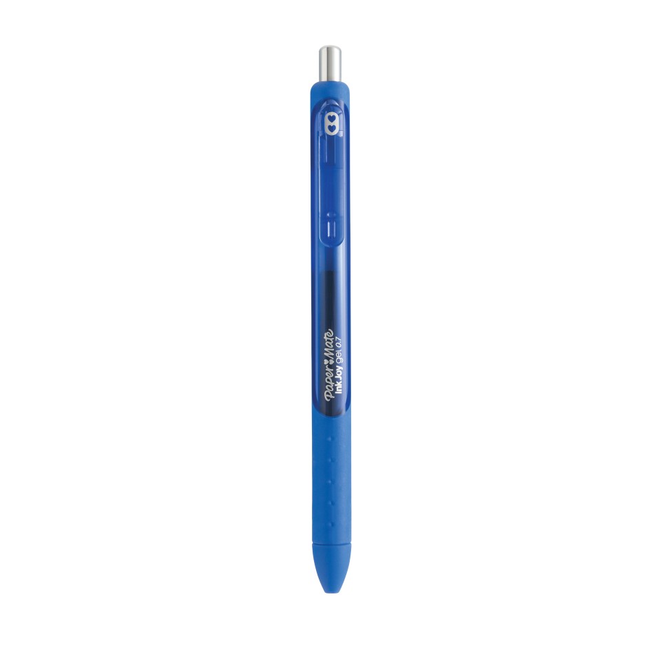 Paper Mate Inkjoy Gel Pen Fine 0.7mm Blue Box 12