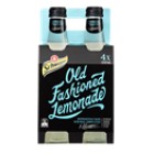Schweppes Old Fashioned Lemonade Bottle 330ml Pack 4 image