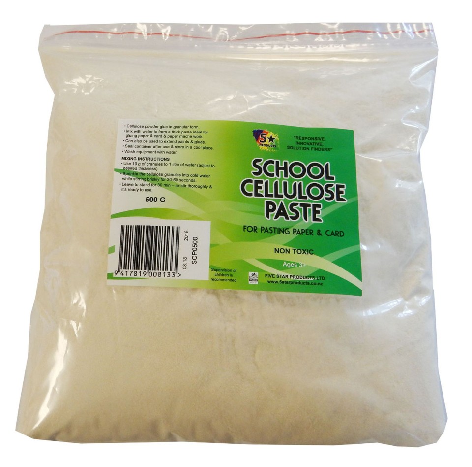 5 Star School Cellulose Paste 500g
