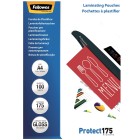 Fellowes Gloss Laminating Pouches A4 175 Micron Pack 100 image