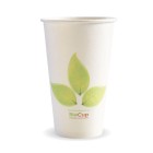 Biopak Single Wall Paper Cup Leaf 16oz 510ml 90mm Carton 1000 image