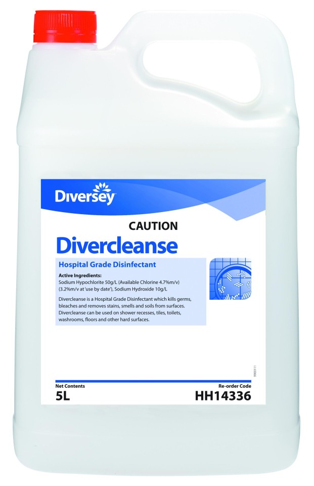 Diversey Divercleanse Hospital Grade Disinfectant 5L