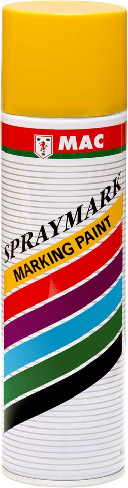 MAC Spraymark Paint Yellow 500ml - Ctn 12