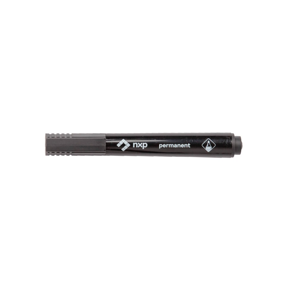NXP Permanent Marker Recycled Bullet Tip 2.5mm Black Box 12