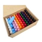 NZ Crayons Retsol Crayons Hexagonal Assorted Colours Box 77 image