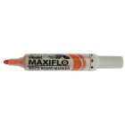 Pentel Maxiflo Whiteboard Marker Bullet Tip Orange image