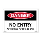 DANGER NO ENTRY Sign 450x300mm image