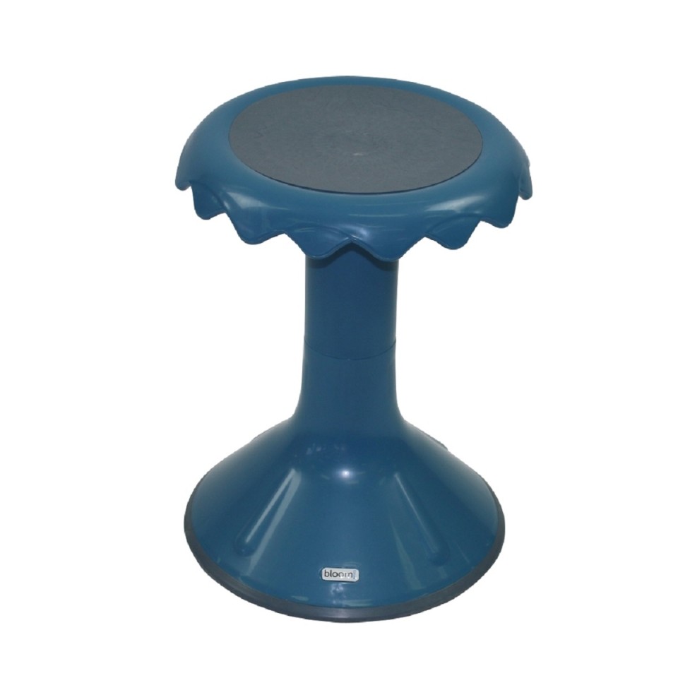 Bloom Stool Concave Base 450mm High Blue