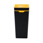 Method Closed Lid Recycling Bin Yellow Comingled Recycling 60L 350(w)x350(d)x755(h)mm image