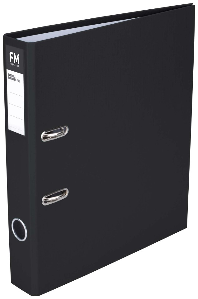 FM Radofile Lever Arch File Mini A4 Black