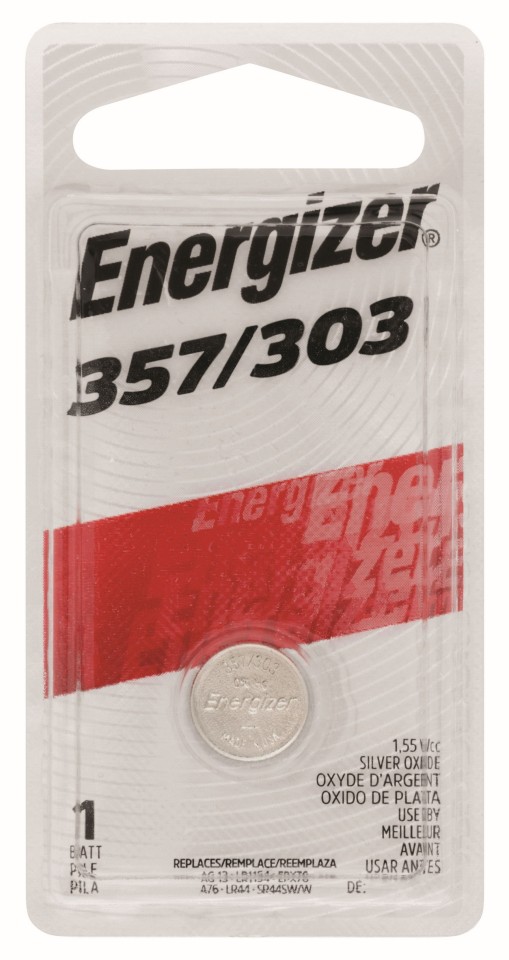 Energizer 357 / 303 Watch Battery 1.55V Pack 1