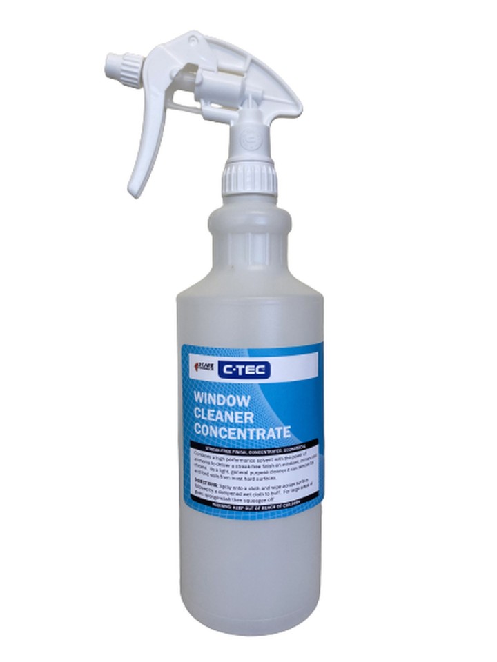 C-TEC Window Cleaner Spray Bottle Kit 1L
